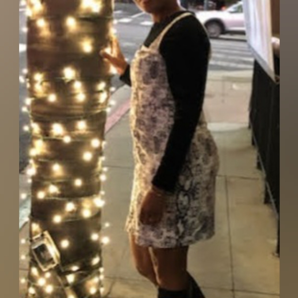 Bar III Python Bodycon Mini Dress - Picture 7 of 7